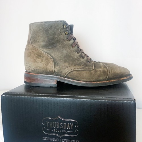 Thursday boot captain suede - captain,